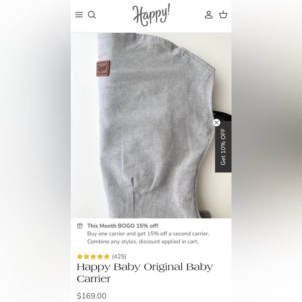Happy Baby OG Carrier Stone